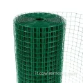 Fencing a maglie saldata con foro zincato rivestito in PVC